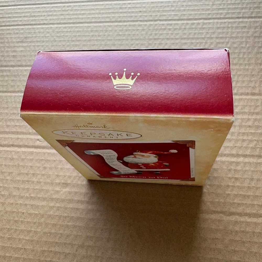Hallmark Keepsake Ornament So Much To Do Santa Christmas 2004 New In‎ Box
